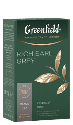 Сlassic black tea Greenfield Rich Earl Grey 