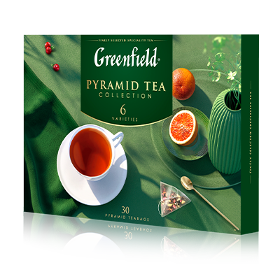 Gift ideas Greenfield Premium Pyramid Tea Collection, 6 varieties