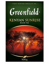 Сlassic black tea Greenfield Kenyan Sunrise leaf, 100 g