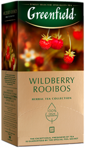 Greenfield Wildberry Rooibos bags, 25 pcs