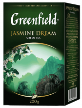 Сlassic green tea Greenfield Jasmine Dream leaf, 200 g