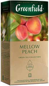 Greenfield Mellow Peach bags, 25 pcs